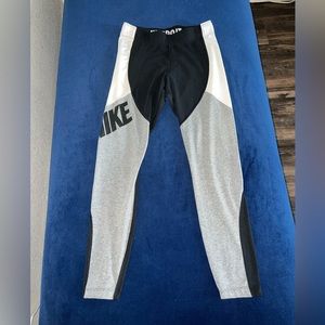 Black white gray Nike pro leggings size small